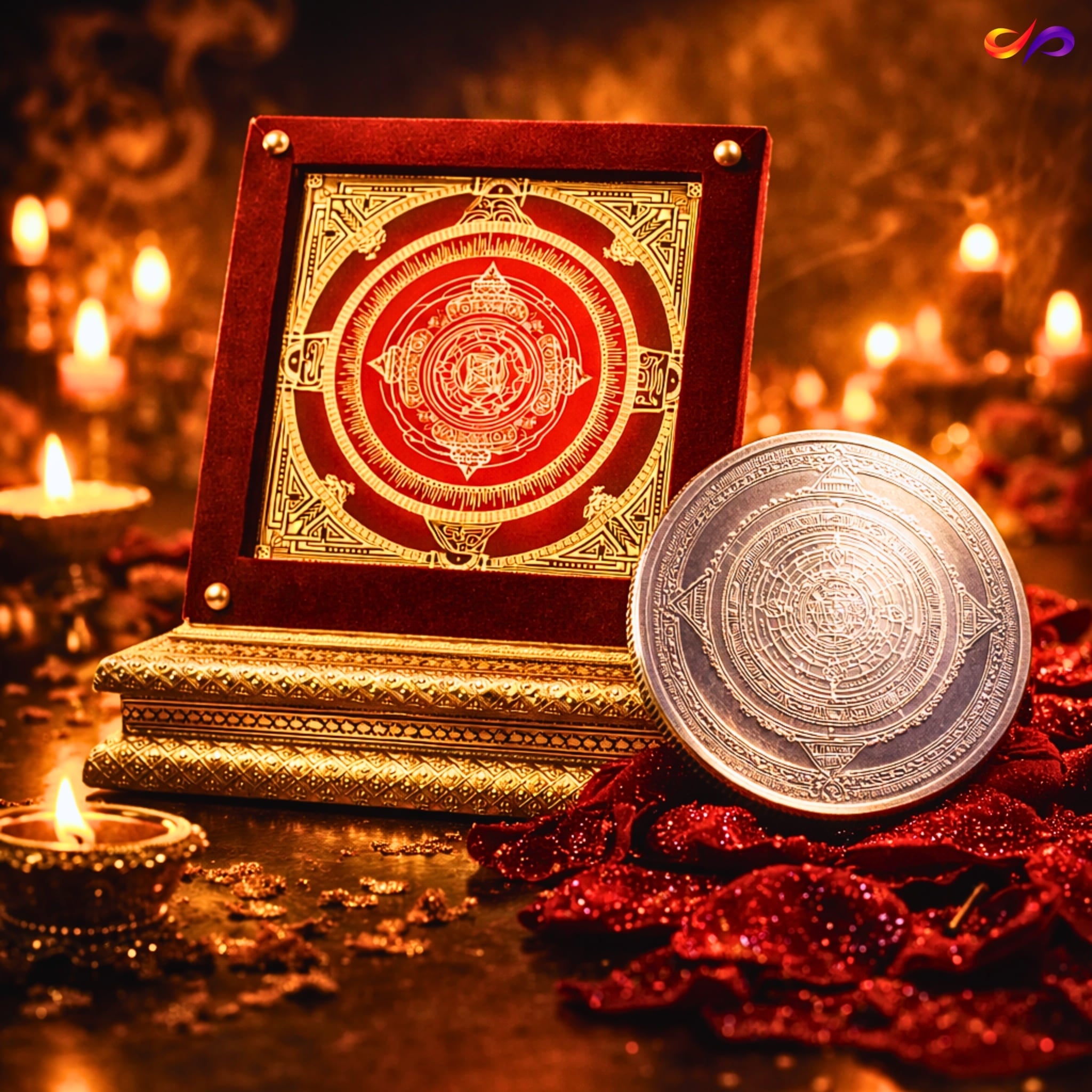 Lalitha Kanak Chakra + Akshay Kuber Vjra