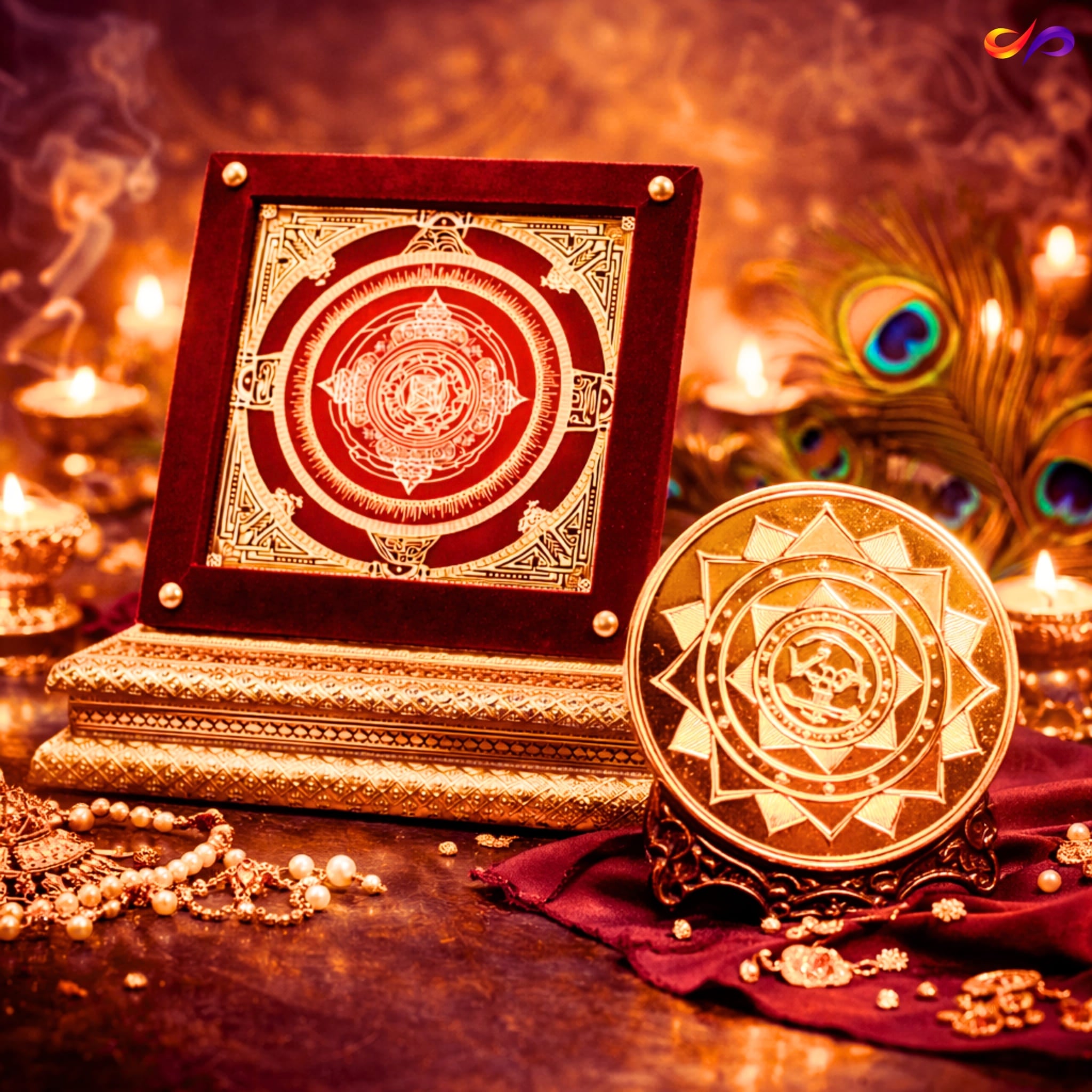 Lalitha Kanak Chakra + Rajlakshmi Swarn Yantra