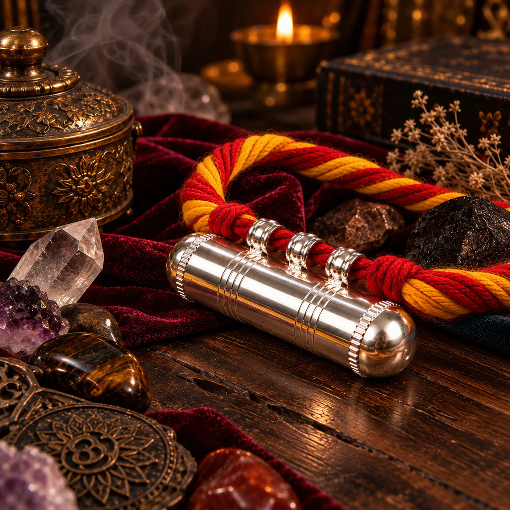Aakarshan Manibadh, consecrated relationship manibadh by Yogi Adhiraaj — angled view