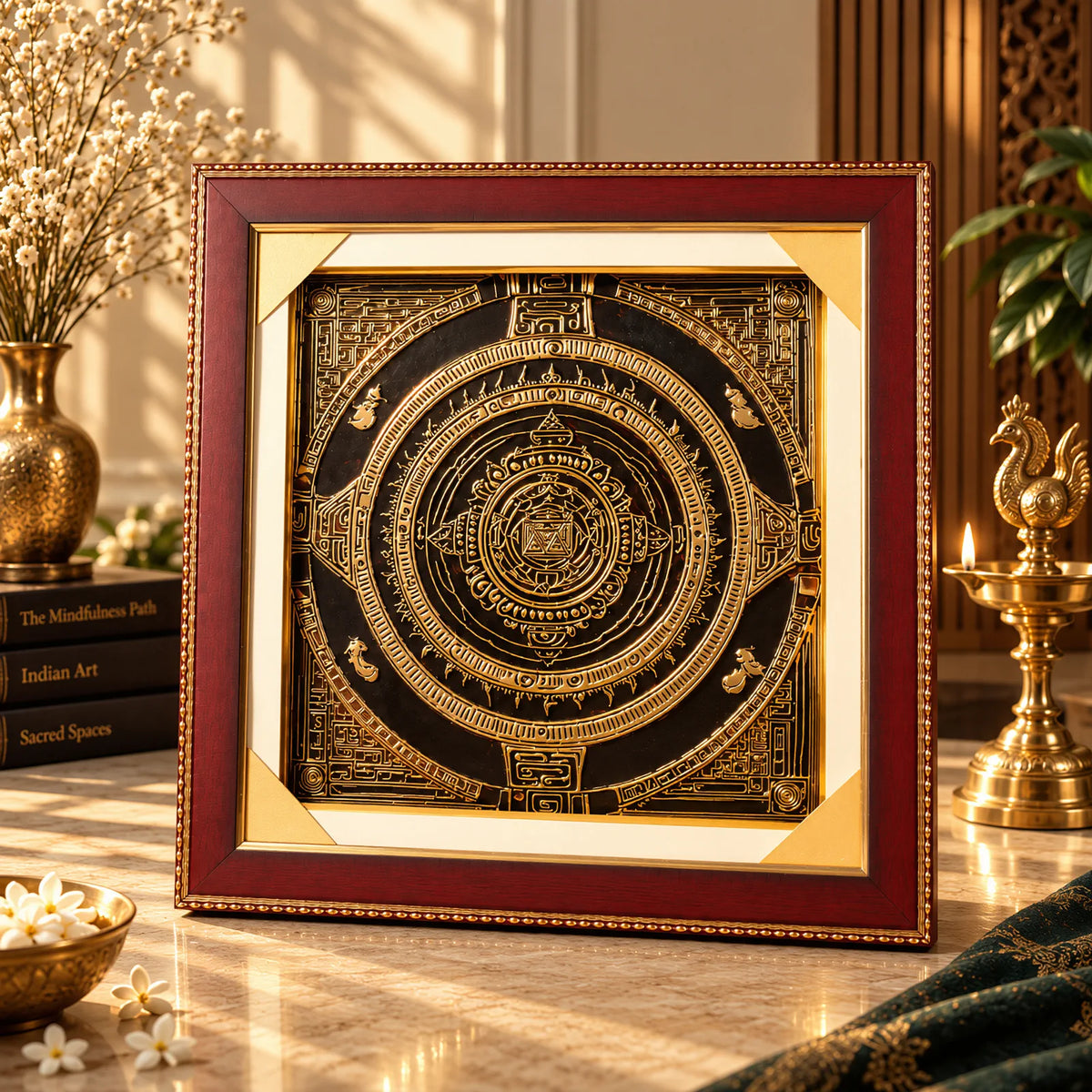 Dhan Aakarshan Mahayantra, wealth-attraction yantra by Yogi Adhiraaj — front view