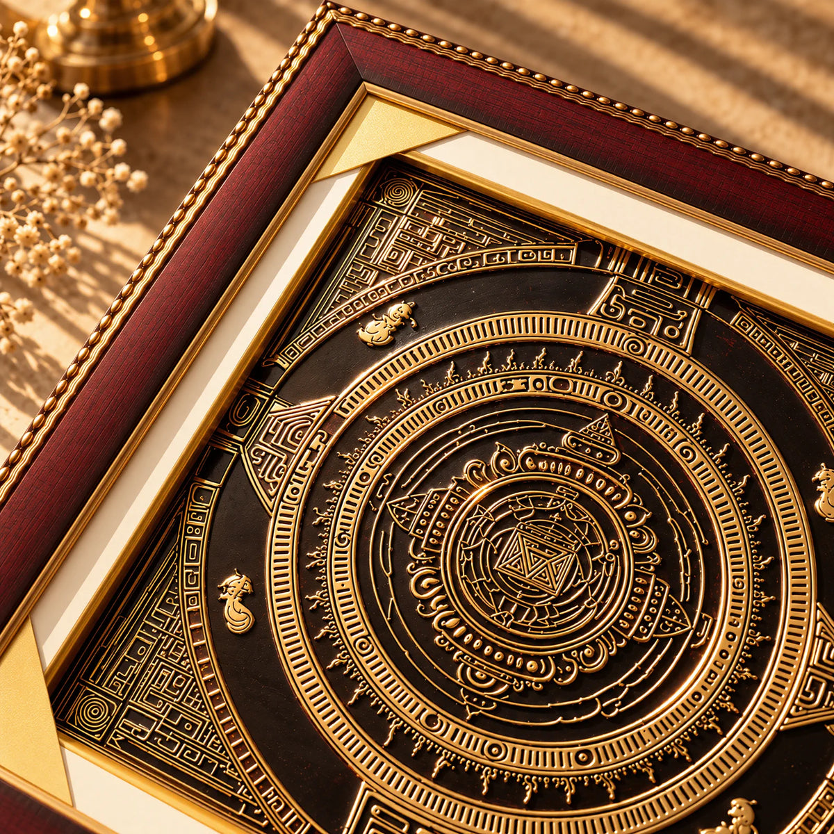Dhan Aakarshan Mahayantra, wealth-attraction yantra by Yogi Adhiraaj — presentation box