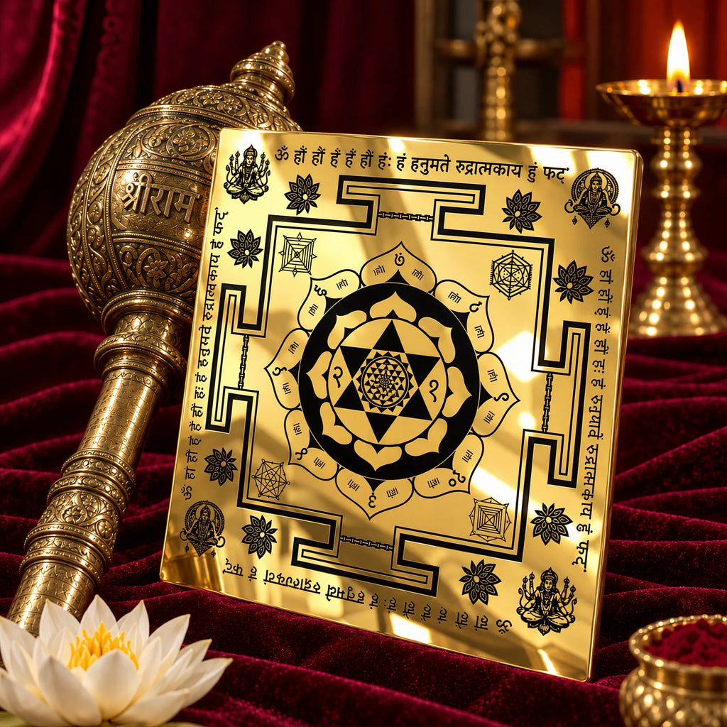 Vyapaar Vrudhhi Mahabali Hanuman Yantra by Yogi Adhiraaj — full plate