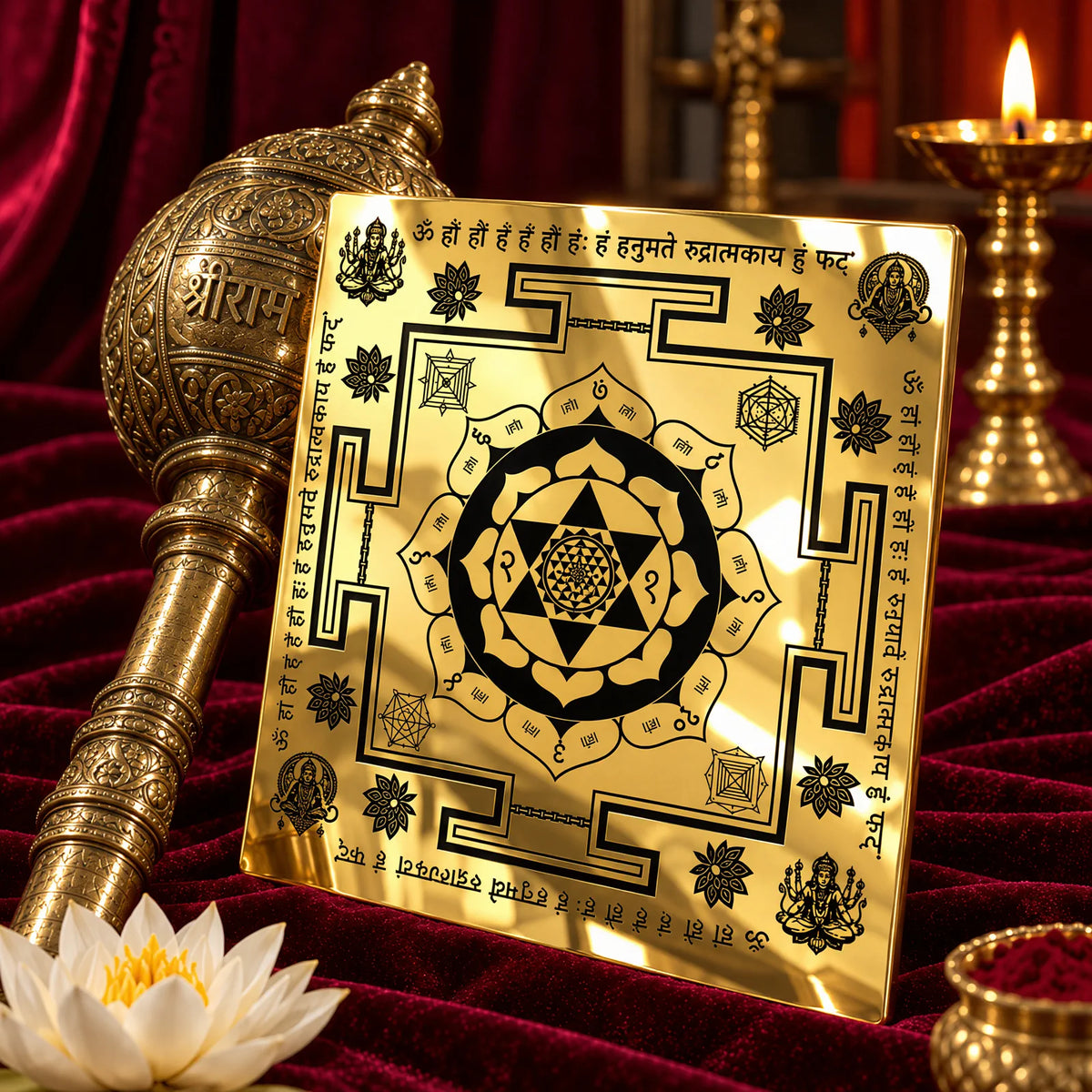 Vyapaar Vrudhhi Mahabali Hanuman Yantra by Yogi Adhiraaj — full plate