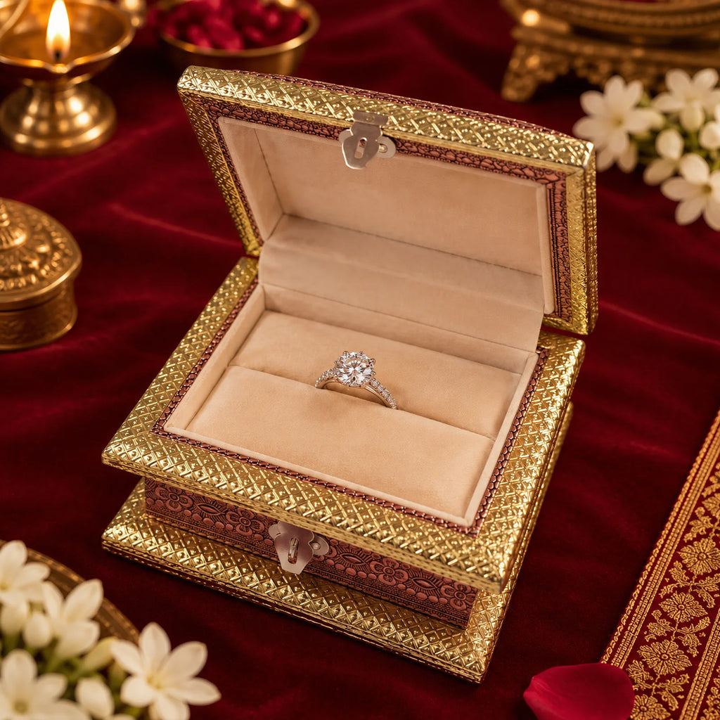 Specialized Remedy Ring presentation box by Yogi Adhiraaj — angled view