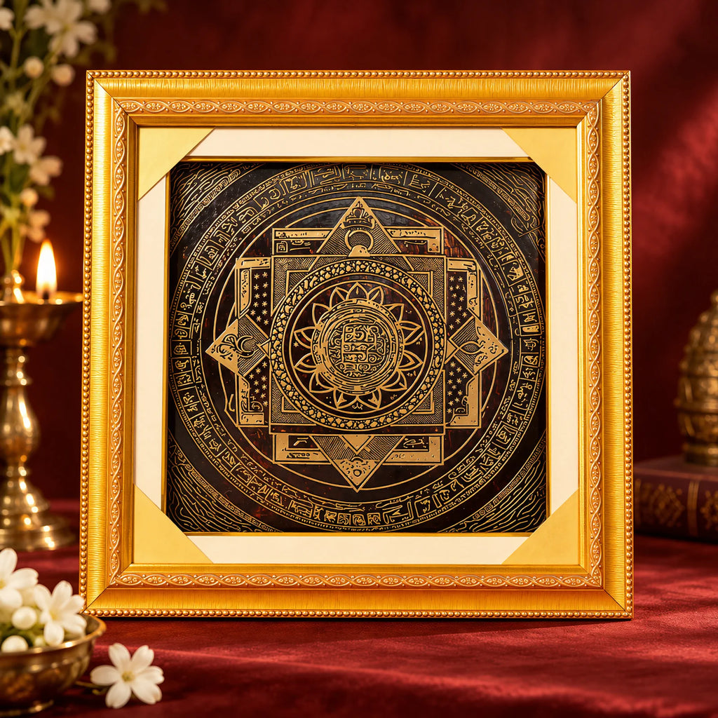 Vishesh Manokamna Mahayantra, special-wish yantra by Yogi Adhiraaj — close-up detail